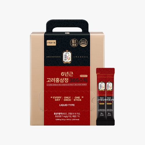 【正元参】6年根高丽红参浓缩液365活力款(10g×100条) 2