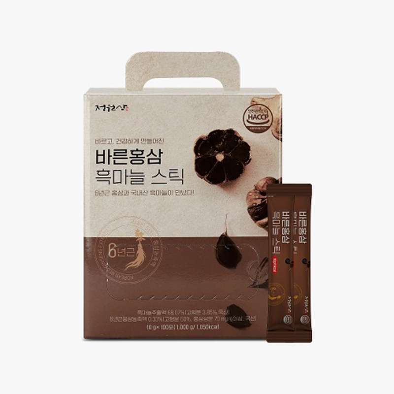 【正元参】正品红参黑蒜浓缩条(10g×100条) 2