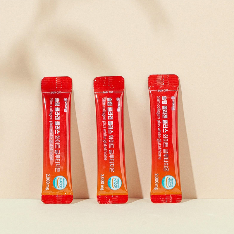 VITASUB塑形胶原蛋白 PLUS・亮肤谷胱甘肽(2000mgx30条) 5
